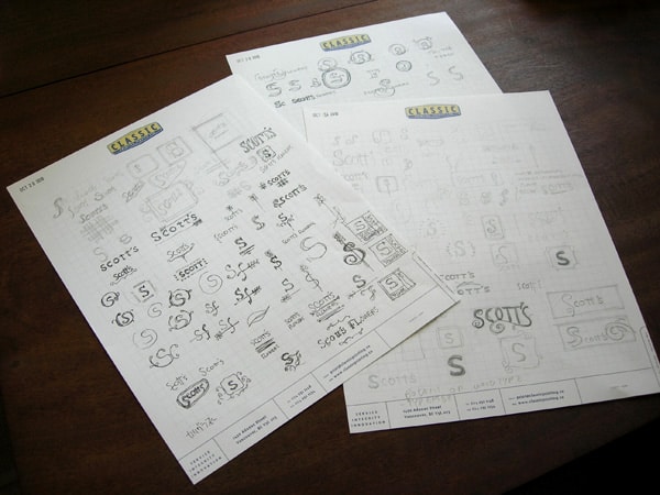 sketchbook - logo design