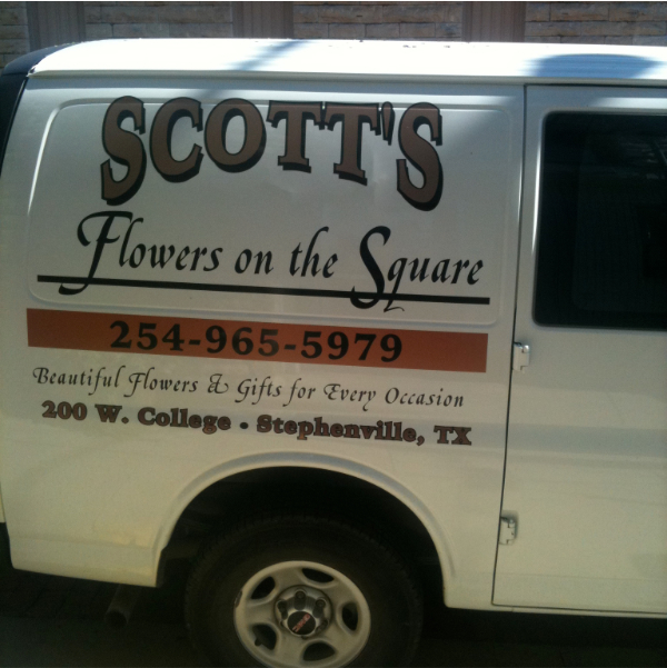 Scotts Flowers On The Square - before - vehicle